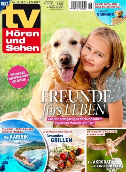 TV Horen und Sehen – 25 April 2025 Cover