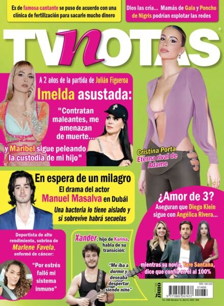 TvNotas – 8 Abril 2025 Cover