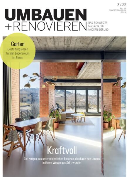Umbauen + Renovieren – Mai-Juni 2025 Cover