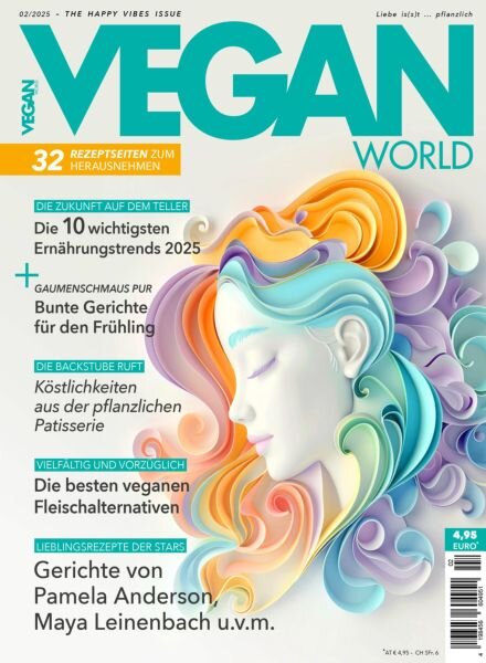 Vegan World – Marz 2025 Cover