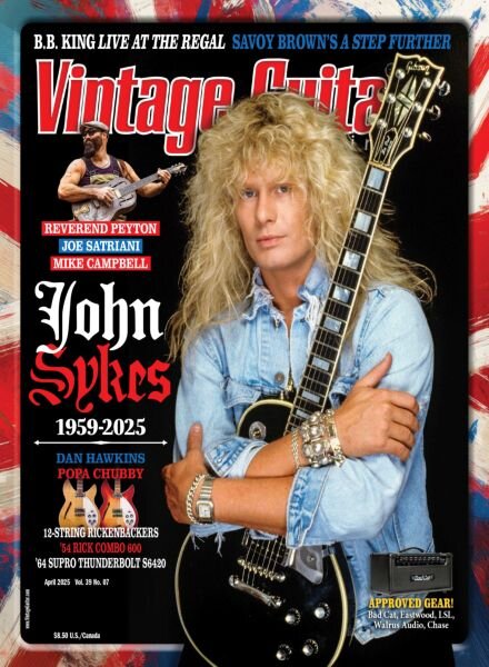 Vintage Guitar – April 2025 Cover