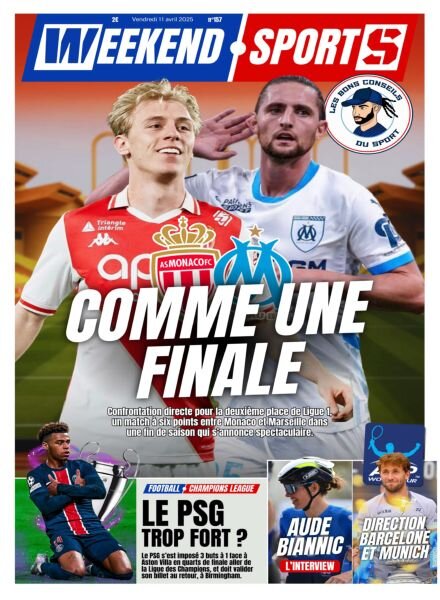 Week-end Sports – 12 Avril 2025 Cover