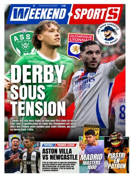 Week-end Sports – 18 Avril 2025 Cover