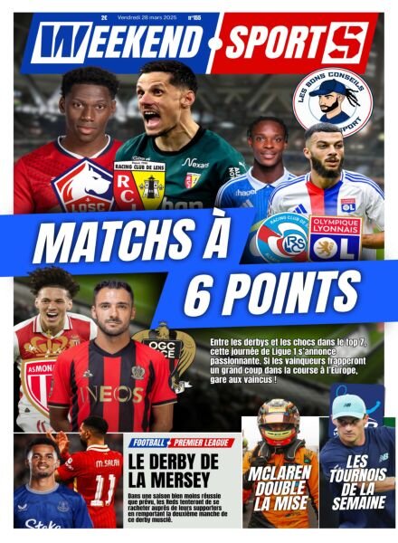 Week-end Sports – 28 Mars 2025 Cover