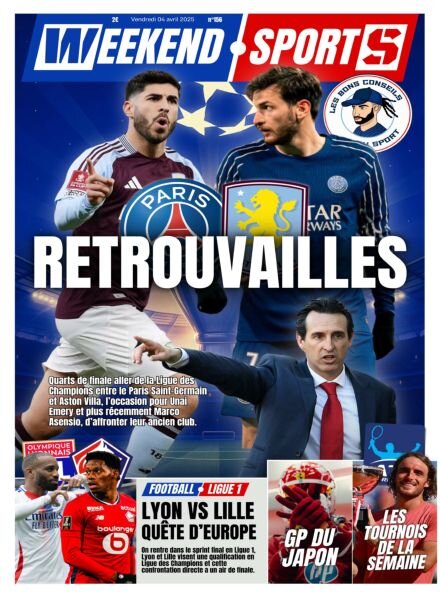 Week-end Sports – 4 Avril 2025 Cover