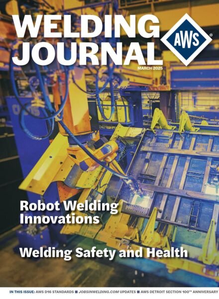 Welding Journal – March 2025 Cover