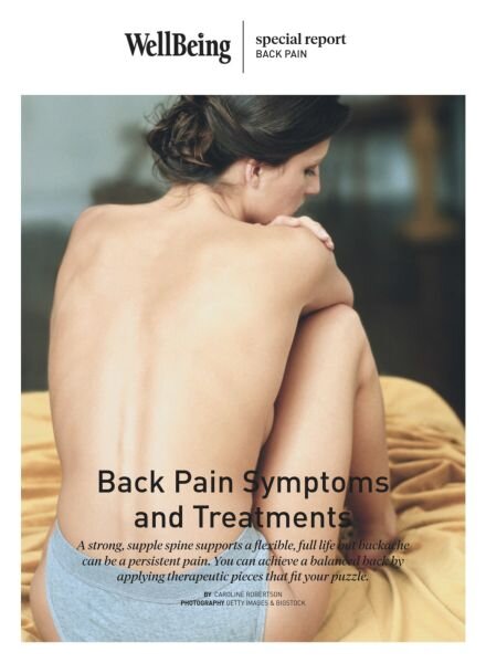 WellBeing Special Report – Back Pain Symptoms and Treatments – 18 April 2025 Cover