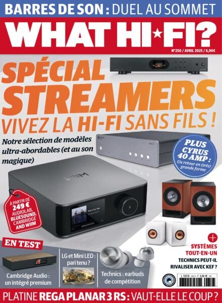 What Hifi France – Avril 2025 Cover