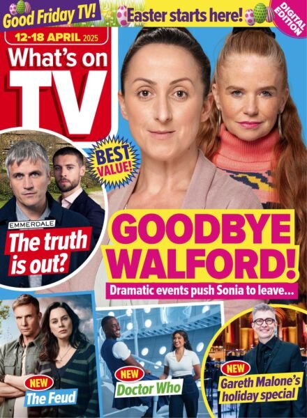 What’s on TV – 12 April 2025 Cover