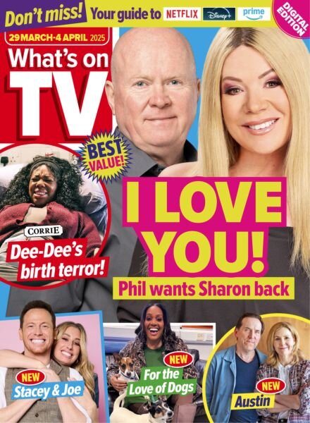 What’s on TV – 29 March 2025 Cover