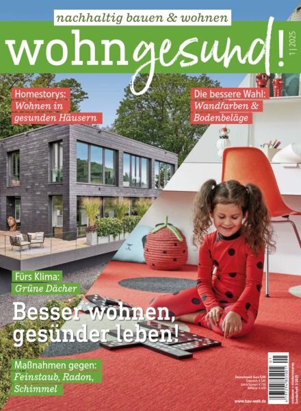 Wohngesund! – N 1 2025 Cover
