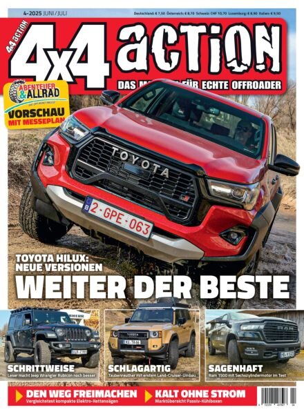 4x4action – Juni-Juli 2025 Cover