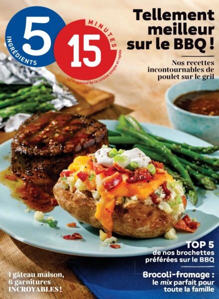 5 Ingredients 15 Minutes – Mai 2025 Cover