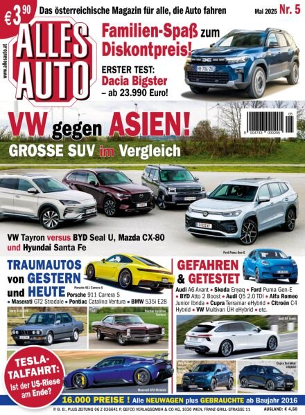 Alles Auto – Mai 2025 Cover
