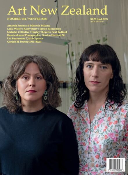 Art New Zealand – Winter 2025 Cover