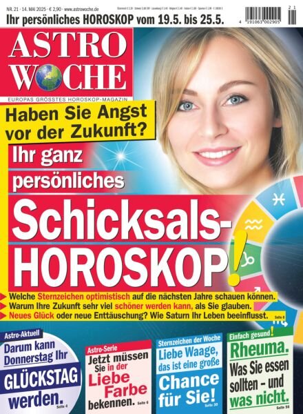 Astrowoche – 14 Mai 2025 Cover