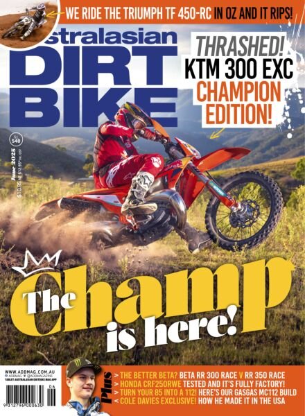 Australasian Dirt Bike – Issue 548 2025 Cover