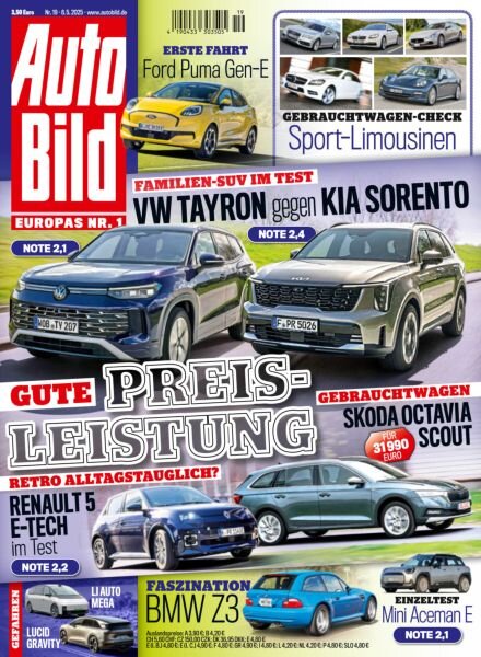 Auto Bild Germany – 8 Mai 2025 Cover