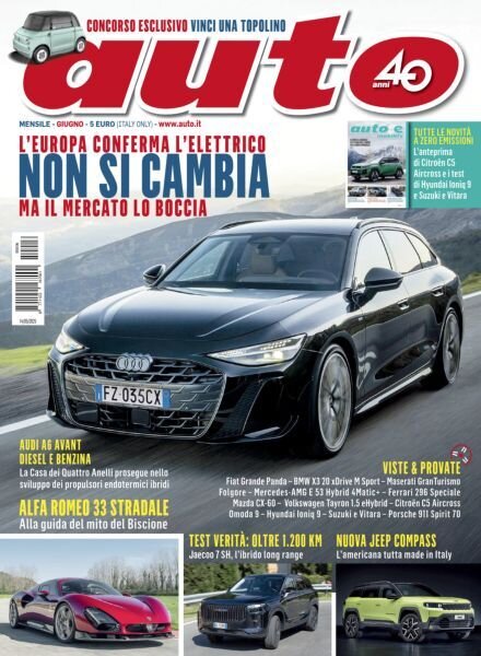 Auto – Giugno 2025 Cover