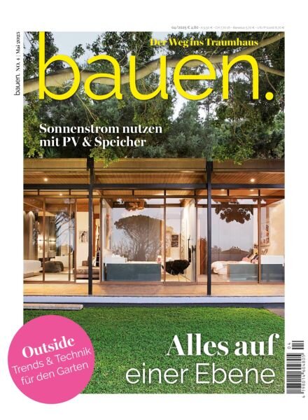 bauen – Mai 2025 Cover