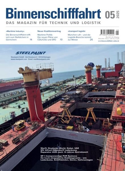 Binnenschifffahrt – Mai 2025 Cover