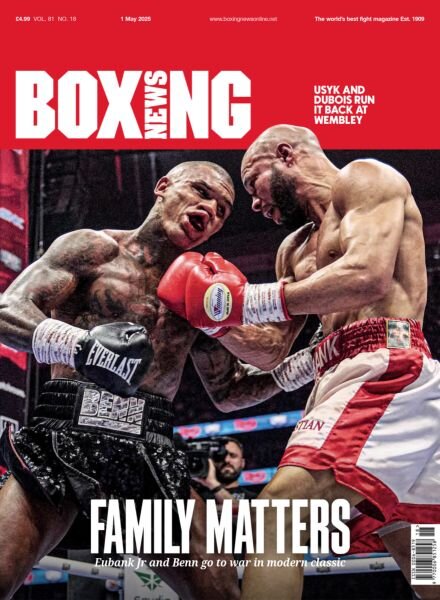 Boxing News – 1 May 2025 Cover