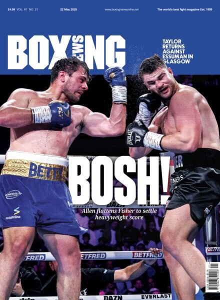 Boxing News – 22 May 2025 Cover