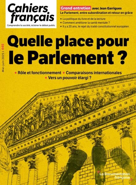 Cahiers Francais – Mai-Juin 2025 Cover