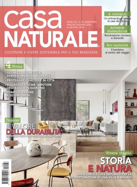 Casa Naturale – Maggio-Giugno 2025 Cover