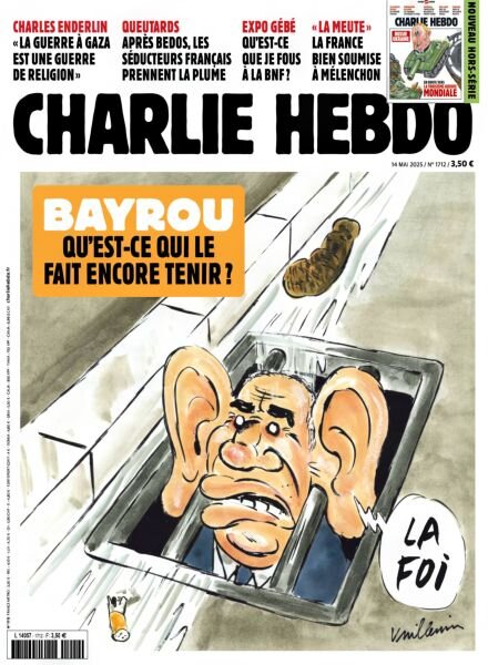 Charlie Hebdo – 14 Mai 2025 Cover