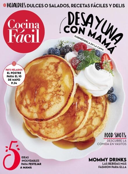 Cocina Facil Mexico – Mayo 2025 Cover