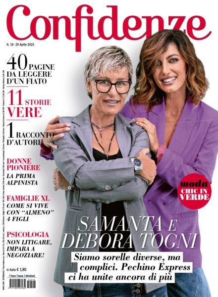 Confidenze – 29 Aprile 2025 Cover