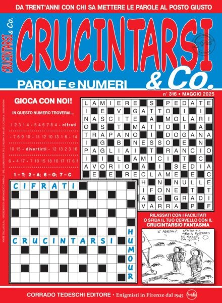 Crucintarsi & Co – Maggio 2025 Cover