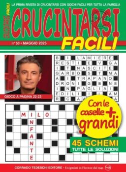 Crucintarsi Facili – Maggio 2025