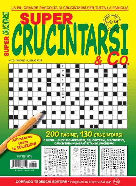 Crucintarsi Giganti – Giugno-Luglio 2025 Cover