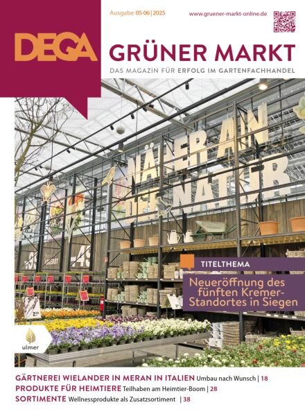 Dega Gruner Markt – Mai-Juni 2025 Cover