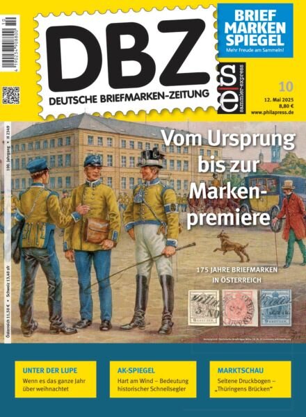 Deutsche Briefmarken-Zeitung – 12 Mai 2025 Cover