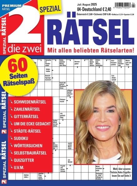 Die 2 Spezial Ratsel – Juli-August 2025 Cover