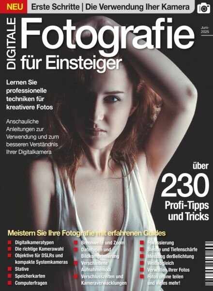 Digitale Fotografie fur Einsteiger – Juni 2025 Cover