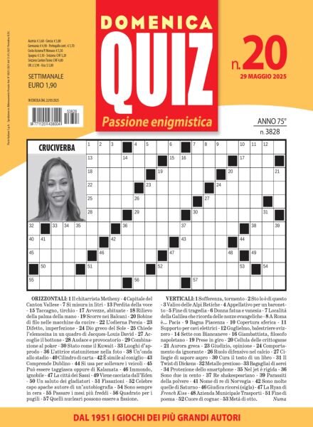 Domenica Quiz – 29 Maggio 2025 Cover