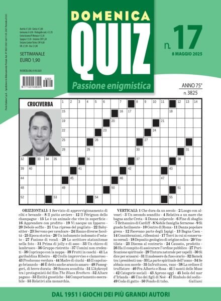Domenica Quiz – 8 Maggio 2025 Cover