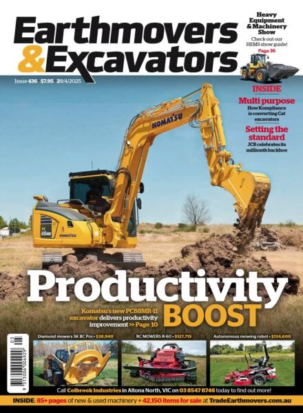 Earthmovers & Excavators – 28 April 2025 Cover