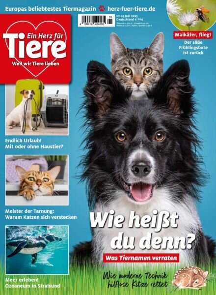 Ein Herz fur Tiere – Mai 2025 Cover