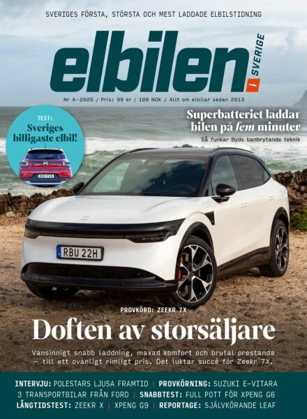 Elbilen – Maj 2025 Cover