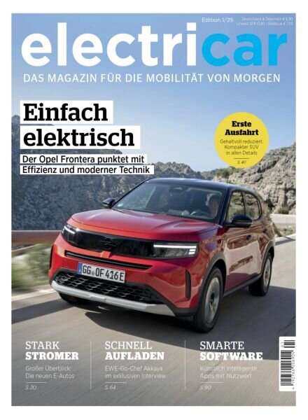 electricar Magazin – Nr 1 2025 Cover