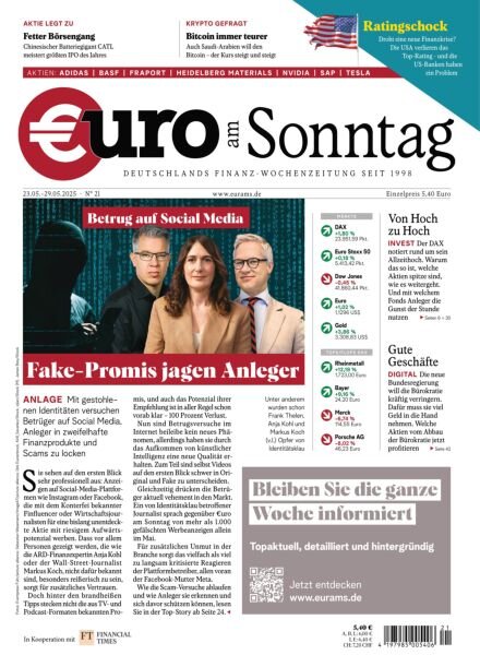 Euro am Sonntag – 23 Mai 2025 Cover