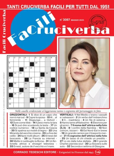 Facili Cruciverba – Maggio 2025 Cover