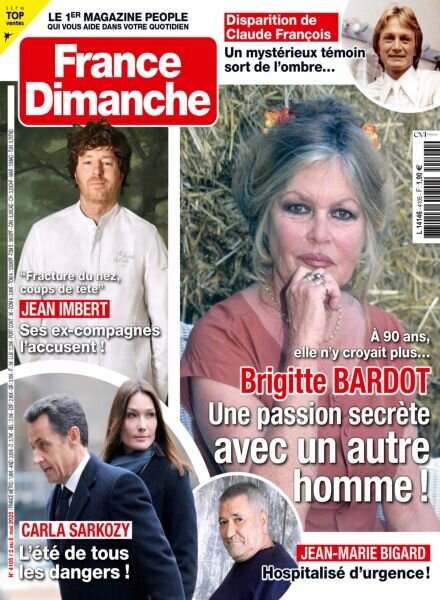 France Dimanche – 2 Mai 2025 Cover