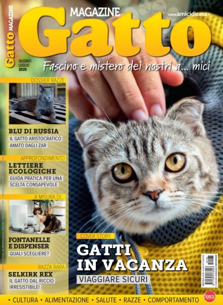Gatto Magazine – Giugno-Luglio 2025 Cover