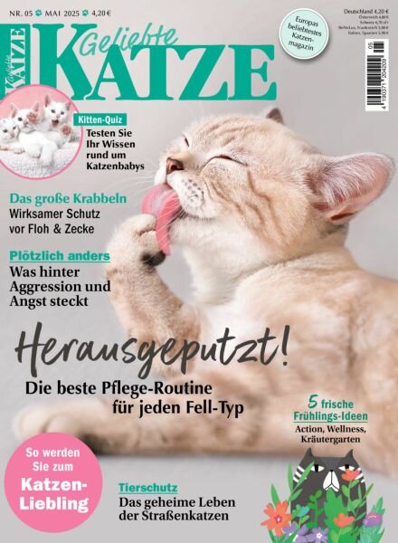 Geliebte Katze – Mai 2025 Cover
